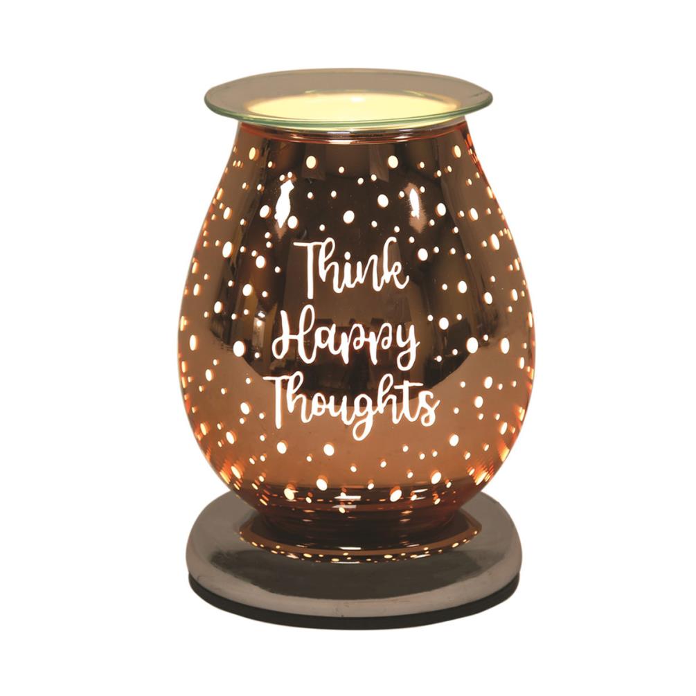 Aroma Think Happy Thoughts Burnt Copper Touch Electric Wax Melt Warmer £15.59